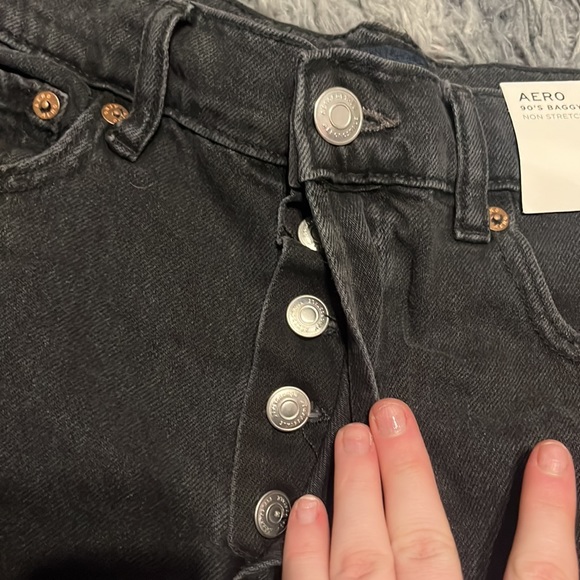 NWT Aeropostale Black Ripped Jeans - Picture 5 of 13